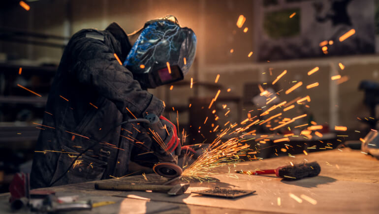 metal stitching/locking