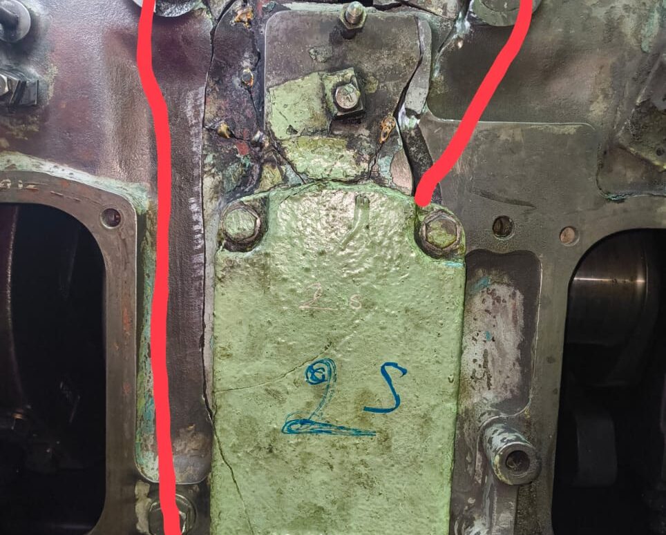 Broken Part fitting during repair
