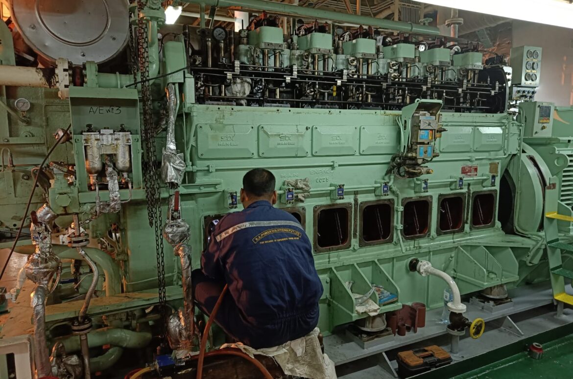 Auxiliary Engine MAN STX B&W Repaired Onsite