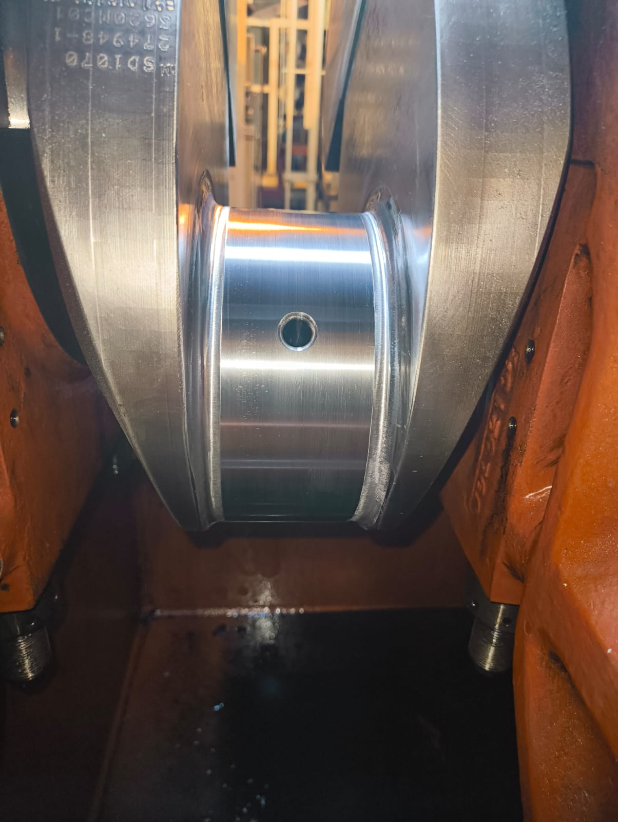 Himsen Hyundai 6H17/28 Crankshaft Repair in Turkey