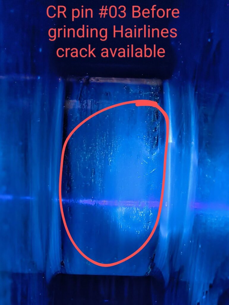 HIMSEN HYUNDAI 6H 17/28 CR Pin Having Hairline Crack