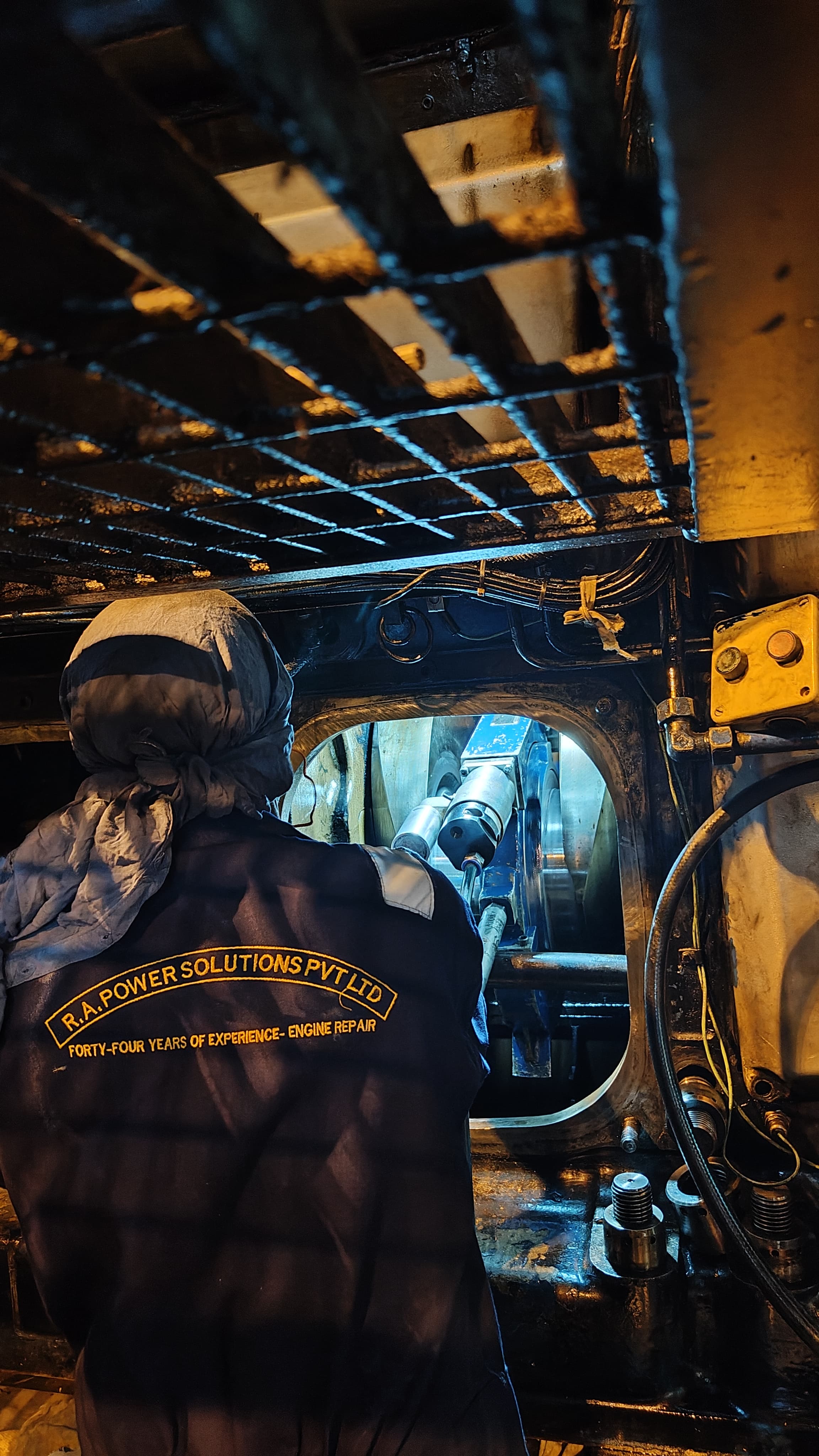 In Situ Crankshaft Grinding- R A Power Solutions 