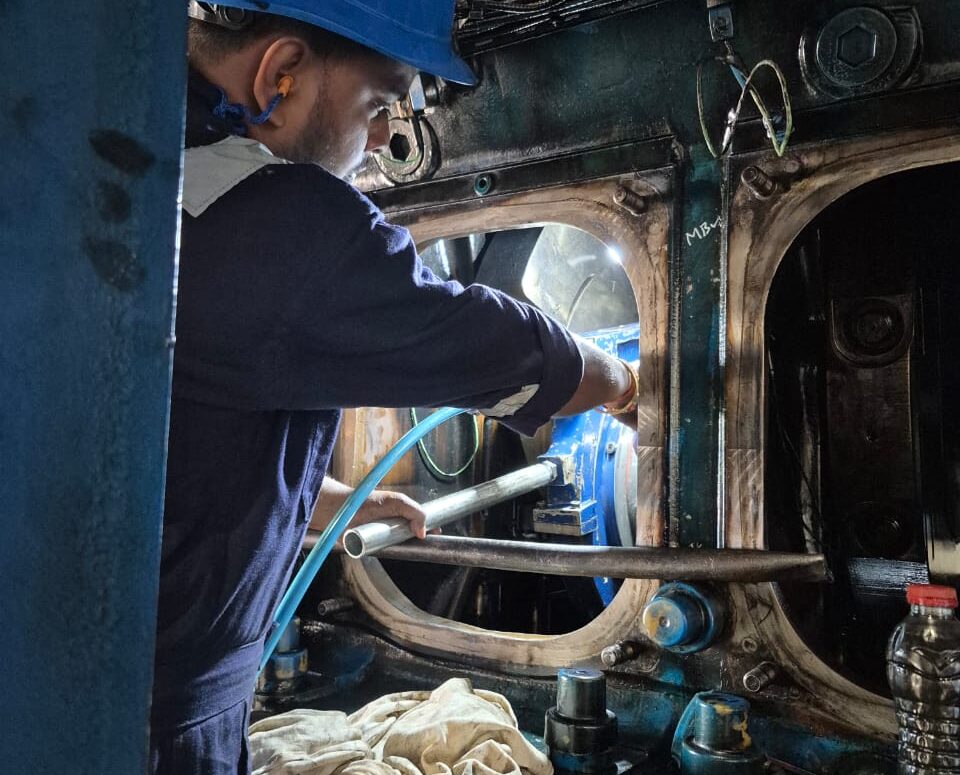 Onsite Crankshaft machining