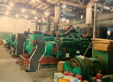 Engine Room Inside Covered By R A Power Experts