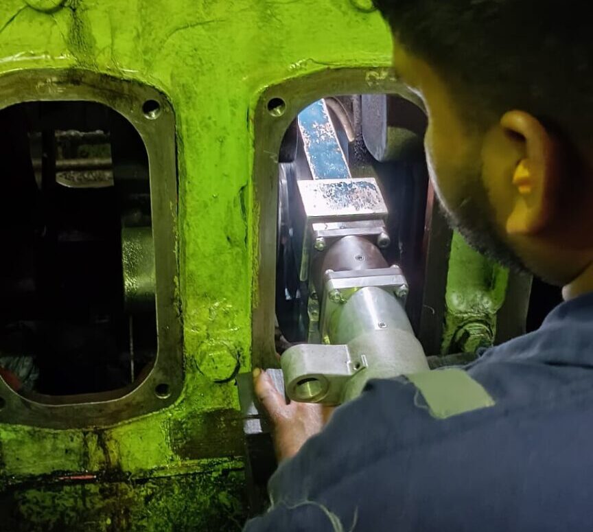 Emergency In-Situ Crankshaft Grinding