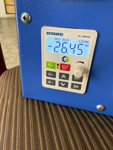 Electric Motor Driven Crankshaft Grinding Machine Setup