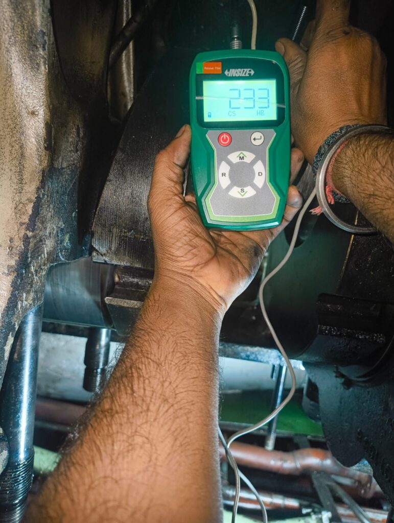 Crankpin Hardness Testing Before Repairs