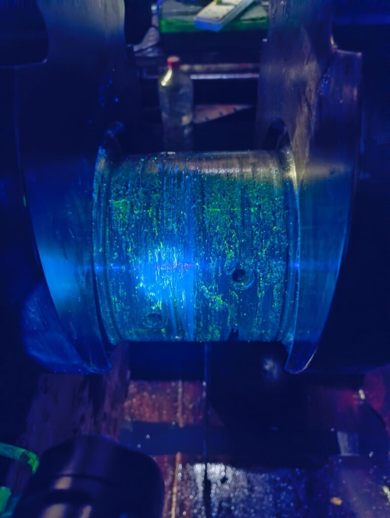 MPI Inspection of Crankpin