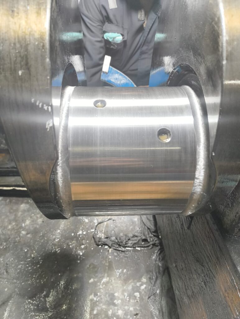 Onsite Crankpin After Grinding