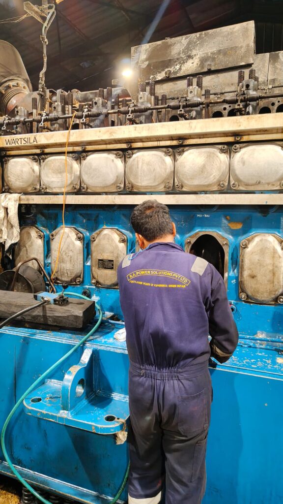 In situ Crankshaft Grinding Repair