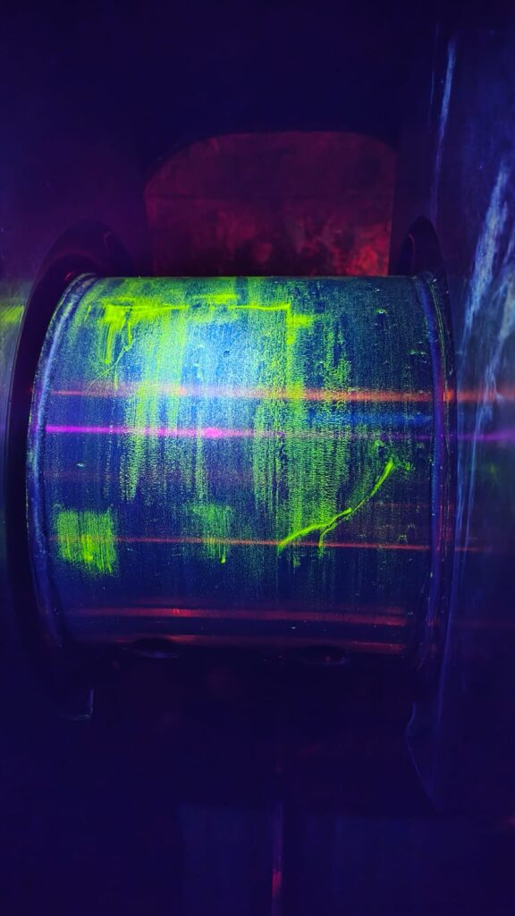 MPI Test Before Crankshaft Grinding and Repair