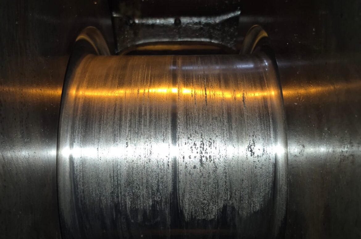 Crankpin Having Line Marks