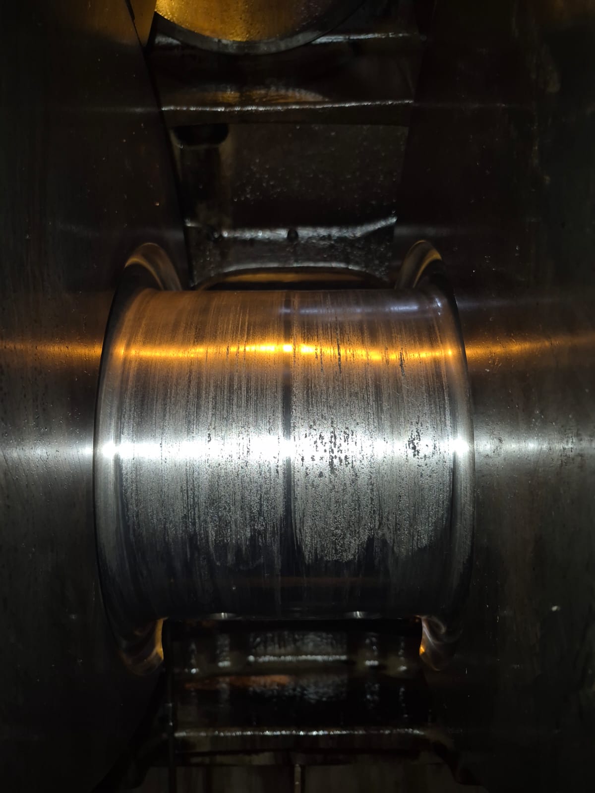 Crankpin Having Line Marks