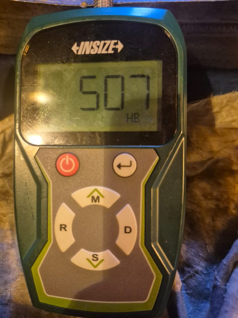 Hardness Test of Crankpin