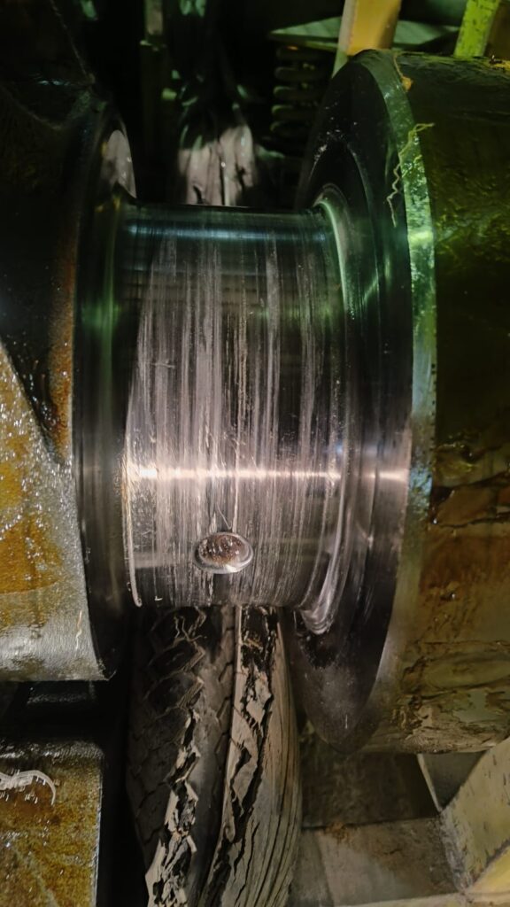 Onsite Crankpin for repairs