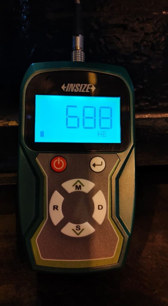 Hardness Testing of Damaged Crankpin