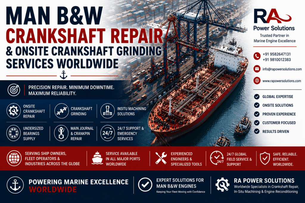 MAN B&W Engine Crankshaft Repair