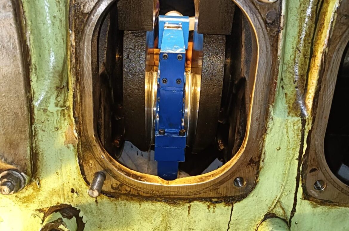 Emergency Crankshaft Repair on vessel